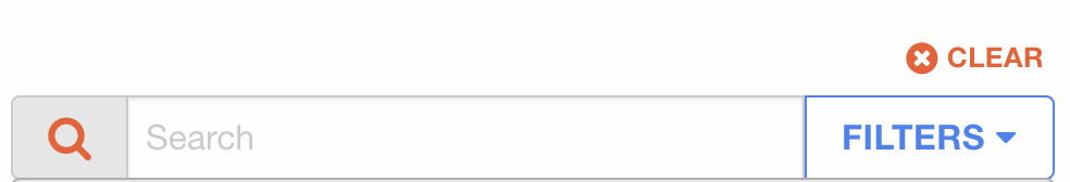Data table Search Bar